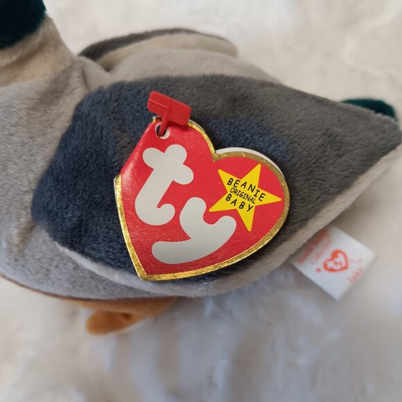 Ty Beanie Baby "Jake" the mallard duck 1997 with tags - Picture 4 of 9